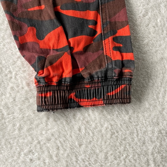 Roma Studio Camouflage Orange/Brown/Burgundy Junior Pants Size 2X. - Picture 7 of 8